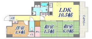 パレスエクセル東灘の物件間取画像